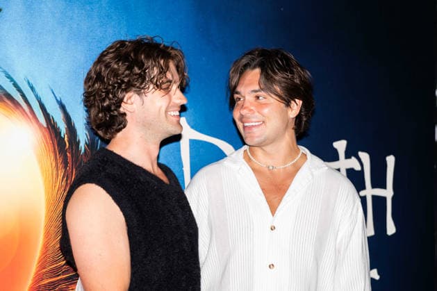 Death Note: The Musical Press Night - VIP Arrivals Rory Naylor and George Shelley attend the press night performance of Death Note: The Musical at The Barbican Theatre on August 11, 2026 in London, England., Credit:Lounis Tiar Avalon United Kingdom, London, Barbican Center  Copyright: xLounisxTiarx xAvalonx 1122399310