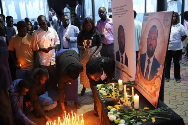 August 11, 2026, Juba, Ces Juba, South Sudan: As burial ceremonies take place in his hometown, staff of the Ministry of Petroleum of the Republic of South Sudan are bidding farewell to their late colleague, Hon. Mayen Wol Jong, who passed away on 4 August 2026 at Aga Khan University Hospital in Nairobi, Kenya...Hon. Mayen Wol Jong was an illustrious South Sudanese lawyer, statesman, and senior public servant. He passed away following multiple organ failure resulting from complications after heart surgery...At the time of his death, he was serving as Senior Technical Advisor and Chairman of the Board of Directors of the Geo Physical Company, a state owned enterprise under the Ministry of Petroleum of the Republic of South Sudan. Juba Sout - ZUMAb132 20260811_zip_b132_013 Copyright: xSamirxBolx