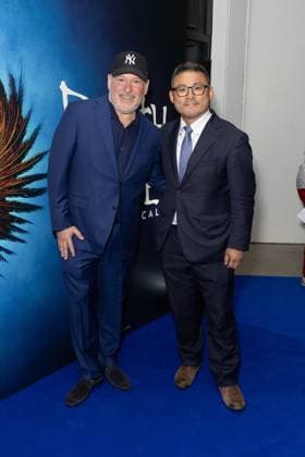 Death Note The Musical Arrivals, Barbican Theatre in London, UK - 11 Aug 2026 (L - R), Composer Frank Wildhorn and Yuzo Kajiyama attend Death Note The Musical, at the Barbican Theatre Celebrity guests attend Death Note The Musical press night at the Barbican Theatre London United Kingdom Copyright: xPhilxLewisx xSOPAxImagesx Phil-Lewis-1441631