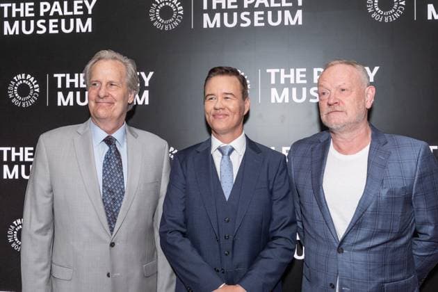 August 11, 2026, Bronx, New York, USA: Jeff Daniels, Michael Russell Gunn and Jared Harris attend special preview screening The Brink of War at Paley Center for the Media in New York, NY on August 11, 2026. Bronx USA - ZUMAr339 20260811_znp_r339_092 Copyright: xLevxRadinx