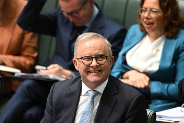 QUESTION TIME, Australian Prime Minister Anthony Albanese reacts during Question Time in the House of Representatives at Parliament House in Canberra, Wednesday, August 12, 2026. ( NO ARCHIVING CANBERRA AUSTRALIAN CAPITAL TERRITORY AUSTRALIA  Copyright: xLUKASxCOCHx 20260812111315393869