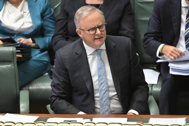 QUESTION TIME, Prime Minister Anthony Albanese during Question Time in the House of Representatives at Parliament House in Canberra, Wednesday, August 12, 2026. ( NO ARCHIVING CANBERRA AUSTRALIAN CAPITAL TERRITORY AUSTRALIA  Copyright: xMICKxTSIKASx 20260812117849863957