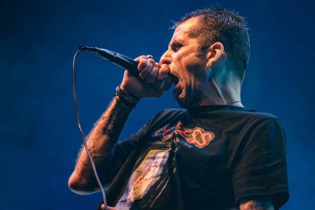 Lamb of God live in Copenhagen, Denmark Copenhagen, Denmark. 11th, August 2026. The American heavy metal band Lamb of God performs a live concert at KB Hallen at Frederiksberg, Copenhagen. Here vocalist Randy Blythe is seen live on stage. Denmark, Copenhagen, K.B. Hallen  Copyright: xGonzalesxPhoto NikolajxBransholmx