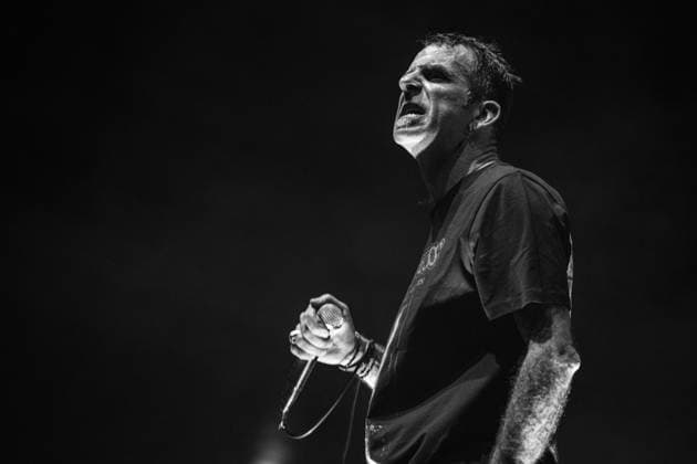 Lamb of God live in Copenhagen, Denmark Copenhagen, Denmark. 11th, August 2026. The American heavy metal band Lamb of God performs a live concert at KB Hallen at Frederiksberg, Copenhagen. Here vocalist Randy Blythe is seen live on stage. Denmark, Copenhagen, K.B. Hallen  Copyright: xGonzalesxPhoto NikolajxBransholmx