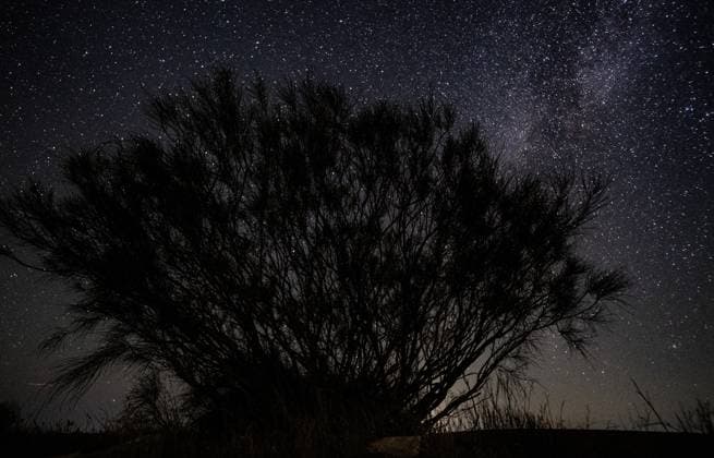 Perseid meteor shower captured with the Milky Way Galaxy over the Negev Desert MITZPE ROMAN, ISRAEL - AUGUST 11: Milky Way Galaxy is captured during nighttime over the Mitzpe Ramon area in the Negev Desert in southern Israel, on August 11, 2026. Mostafa Alkharouf Anadolu Mitzpe Roman Israel. Editorial use only. Please get in touch for any other usage.  Copyright: x2026xAnadoluxMostafaxAlkharoufx