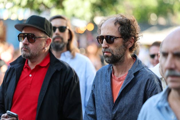 French DJ Kavinsky Funeral in Montmartre - Paris Thomas Bangalter (Daft Punk) arriving to the funeral ceremony for French DJ Vincent Belorgey, better known by his stage name Kavinsky at Saint-Pierre-de-Montmartre Church, perched atop Montmartre hill in the 18th arrondissement of Paris, France on August 12, 2026. Photo by Raphael Lafargue ABACAPRESS.COM Paris Ile-de-France France  Copyright: xLafarguexRaphael ABACAx