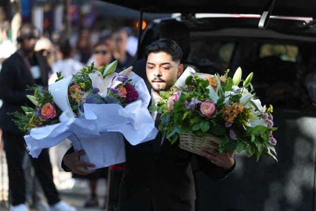 French DJ Kavinsky Funeral in Montmartre - Paris during the funeral ceremony for French DJ Vincent Belorgey, better known by his stage name Kavinsky at Saint-Pierre-de-Montmartre Church, perched atop Montmartre hill in the 18th arrondissement of Paris, France on August 12, 2026. Photo by Raphael Lafargue ABACAPRESS.COM Paris Ile-de-France France  Copyright: xLafarguexRaphael ABACAx