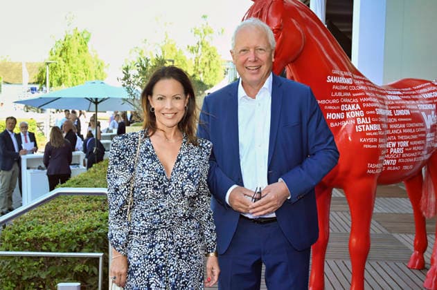 Daniela Boff und Tom Buhrow bei der Media Night der FEI World Championships Aachen 2026 im Champions Circle am Reitstadion. Aachen, 11.08.2026 *** Daniela Boff and Tom Buhrow at the Media Night for the 2026 FEI World Championships Aachen in the Champions Circle at the Aachen Equestrian Stadium, August 11, 2026 Foto:xC.xAdolph xFuturexImagex fei_6811