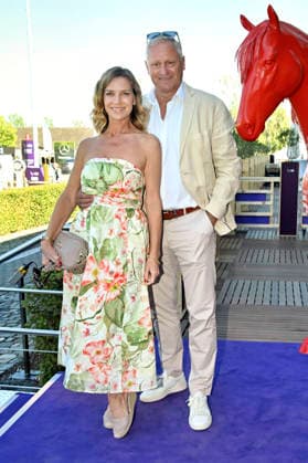 Anna Posch und Stefan Blöcher bei der Media Night der FEI World Championships Aachen 2026 im Champions Circle am Reitstadion. Aachen, 11.08.2026 *** Anna Posch and Stefan Blöcher at the Media Night for the 2026 FEI World Championships Aachen in the Champions Circle at the Aachen Equestrian Stadium, August 11, 2026 Foto:xC.xAdolph xFuturexImagex fei_6814