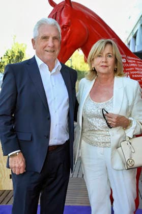 Klaus Fischer und Margit Fischer bei der Media Night der FEI World Championships Aachen 2026 im Champions Circle am Reitstadion. Aachen, 11.08.2026 *** Klaus Fischer and Margit Fischer at the Media Night for the 2026 FEI World Championships Aachen in the Champions Circle at the Aachen Equestrian Stadium, August 11, 2026 Foto:xC.xAdolph xFuturexImagex fei_6841