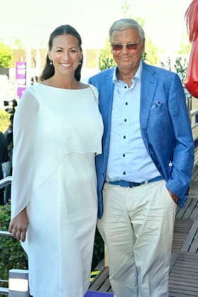 Caroline Bosbach mit Vater Wolfgang Bosbach bei der Media Night der FEI World Championships Aachen 2026 im Champions Circle am Reitstadion. Aachen, 11.08.2026 *** Caroline Bosbach with her father, Wolfgang Bosbach, at the Media Night for the 2026 FEI World Championships Aachen in the Champions Circle at the Aachen Equestrian Stadium, August 11, 2026 Foto:xC.xAdolph xFuturexImagex fei_6870