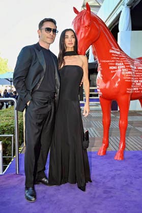 Ed Westwick und Amy Jackson bei der Media Night der FEI World Championships Aachen 2026 im Champions Circle am Reitstadion. Aachen, 11.08.2026 *** Ed Westwick and Amy Jackson at the Media Night for the 2026 FEI World Championships Aachen in the Champions Circle at the Aachen Equestrian Stadium, August 11, 2026 Foto:xC.xAdolph xFuturexImagex fei_6883