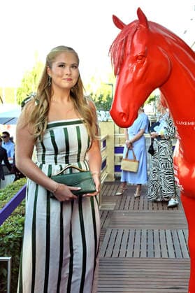 Prinzessin Catharina-Amalia der Niederlande bei der Media Night der FEI World Championships Aachen 2026 im Champions Circle am Reitstadion. Aachen, 11.08.2026 *** Princess Catharina Amalia of the Netherlands at the Media Night for the 2026 FEI World Championships Aachen in the Champions Circle at the Aachen Equestrian Stadium, August 11, 2026 Foto:xC.xAdolph xFuturexImagex fei_6892