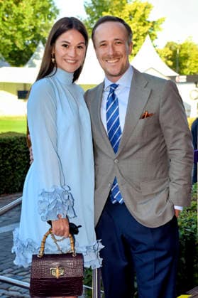 Andrea Laschet und Joe Laschet bei der Media Night der FEI World Championships Aachen 2026 im Champions Circle am Reitstadion. Aachen, 11.08.2026 *** Andrea Laschet and Joe Laschet at the Media Night for the 2026 FEI World Championships Aachen in the Champions Circle at the Aachen Equestrian Stadium, August 11, 2026 Foto:xC.xAdolph xFuturexImagex fei_6964