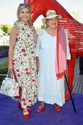 Viola Fromm und Marie-Luise Marjan bei der Media Night der FEI World Championships Aachen 2026 im Champions Circle am Reitstadion. Aachen, 11.08.2026 *** Viola Fromm and Marie Luise Marjan at the Media Night for the 2026 FEI World Championships Aachen in the Champions Circle at the Aachen Equestrian Stadium, August 11, 2026 Foto:xC.xAdolph xFuturexImagex fei_6970