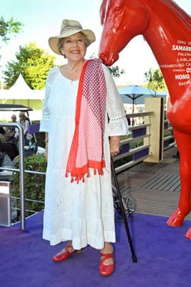Marie-Luise Marjan bei der Media Night der FEI World Championships Aachen 2026 im Champions Circle am Reitstadion. Aachen, 11.08.2026 *** Marie Luise Marjan at the Media Night for the 2026 FEI World Championships Aachen in the Champions Circle at the Aachen Equestrian Stadium, August 11, 2026 Foto:xC.xAdolph xFuturexImagex fei_6972