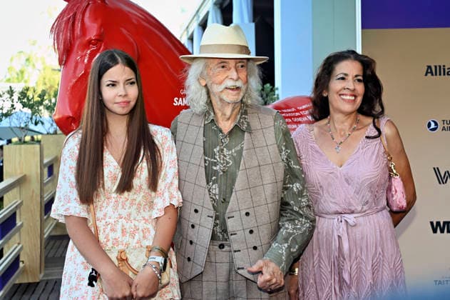 Jean Pütz mit Ehefrau Pina Coluccia und Tochter Julie-Josephine Pütz bei der Media Night der FEI World Championships Aachen 2026 im Champions Circle am Reitstadion. Aachen, 11.08.2026 *** Jean Pütz with his wife, Pina Coluccia, and daughter, Julie Josephine Pütz, at the Media Night for the 2026 FEI World Championships Aachen in the Champions Circle at the Aachen Equestrian Stadium, August 11, 2026 Foto:xC.xAdolph xFuturexImagex fei_6992