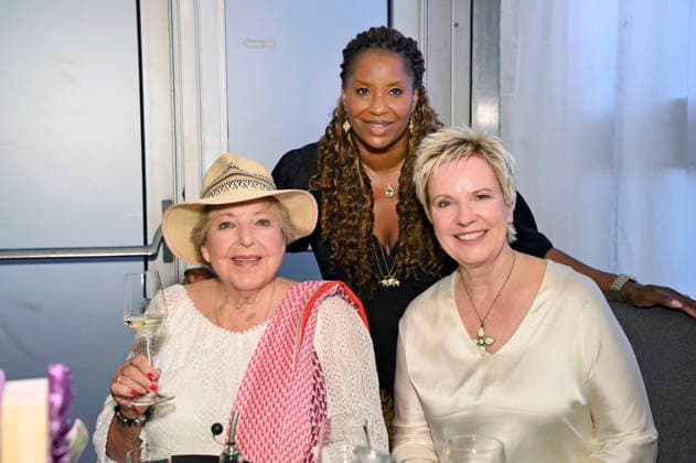 Marie-Luise Marjan, Liz Baffoe und Birgit Lechtermann bei der Media Night der FEI World Championships Aachen 2026 im Champions Circle am Reitstadion. Aachen, 11.08.2026 *** Marie Luise Marjan, Liz Baffoe, and Birgit Lechtermann at the Media Night for the 2026 FEI World Championships Aachen in the Champions Circle at the Aachen Equestrian Stadium, August 11, 2026 Foto:xC.xAdolph xFuturexImagex fei_6999