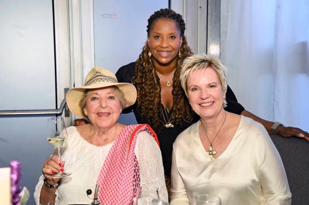 Marie-Luise Marjan, Liz Baffoe und Birgit Lechtermann bei der Media Night der FEI World Championships Aachen 2026 im Champions Circle am Reitstadion. Aachen, 11.08.2026 *** Marie Luise Marjan, Liz Baffoe, and Birgit Lechtermann at the Media Night for the 2026 FEI World Championships Aachen in the Champions Circle at the Aachen Equestrian Stadium, August 11, 2026 Foto:xC.xAdolph xFuturexImagex fei_7000