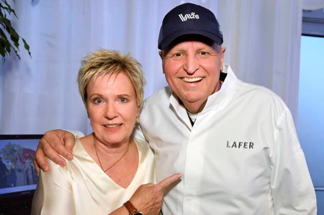Birgit Lechtermann und Johann Lafer bei der Media Night der FEI World Championships Aachen 2026 im Champions Circle am Reitstadion. Aachen, 11.08.2026 *** Birgit Lechtermann and Johann Lafer at the Media Night for the 2026 FEI World Championships Aachen in the Champions Circle at the Aachen Equestrian Stadium, August 11, 2026 Foto:xC.xAdolph xFuturexImagex fei_7012