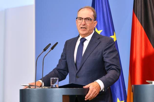 Berlin, Deutschland, 12.08.2026: Bundeskanzleramt: Pressekonferenz zur Reform des Rechts der Nachrichtendienste: Bundesminister des Innern Alexander Dobrindt (CSU) *** Berlin, Germany, August 12, 2026 Federal Chancellery Press Conference on the Reform of Intelligence Service Law Federal Minister of the Interior Alexander Dobrindt (CSU) Copyright: xdtsxNachrichtenagenturx dts_130010