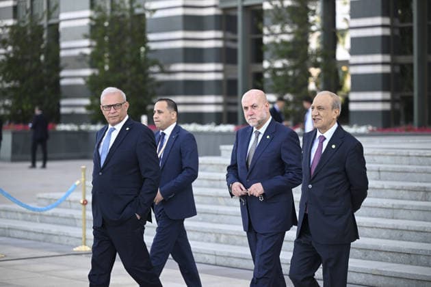 Recep Tayyip Erdogan - Mahmoud Abbas meeting in Ankara ANKARA, TURKIYE - AUGUST 12 : Palestine delegation is seen during Turkish President Recep Tayyip Erdogan and Palestinian President Mahmoud Abbas meeting at the Presidential Complex during his official visit to Ankara, Turkiye on August 12, 2026. Dogukan Keskinkilic Anadolu Ankara Turkey. Editorial use only. Please get in touch for any other usage.  Copyright: x2026xAnadoluxDogukanxKeskinkilicx