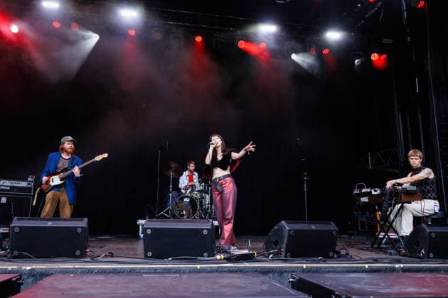 Fuzzycat Organ Quartet live at Oyafestivalen 2026 Oslo, Norway. 12th, August 2026. The Norwegian band Fuzzycat Organ Quartet performs a live concert during the Norwegian music festival Oyafestivalen 2026 in Oslo. Here vocalist Synne Hellebo is seen live on stage Norway, Oslo  Copyright: xGonzalesxPhoto KetilxMartinsenx