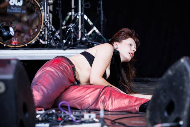 Fuzzycat Organ Quartet live at Oyafestivalen 2026 Oslo, Norway. 12th, August 2026. The Norwegian band Fuzzycat Organ Quartet performs a live concert during the Norwegian music festival Oyafestivalen 2026 in Oslo. Here vocalist Synne Hellebo is seen live on stage Norway, Oslo  Copyright: xGonzalesxPhoto KetilxMartinsenx