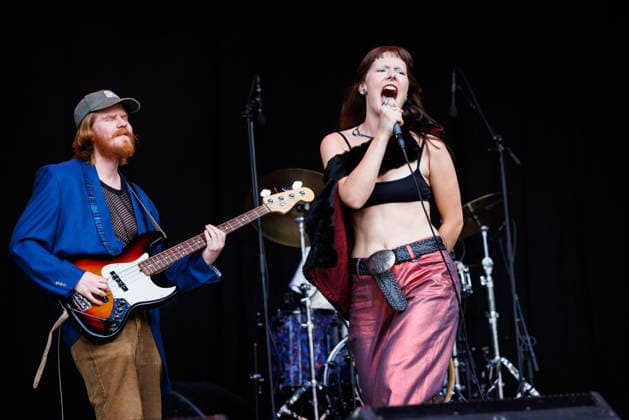Fuzzycat Organ Quartet live at Oyafestivalen 2026 Oslo, Norway. 12th, August 2026. The Norwegian band Fuzzycat Organ Quartet performs a live concert during the Norwegian music festival Oyafestivalen 2026 in Oslo. Here vocalist Synne Hellebo is seen live on stage Norway, Oslo  Copyright: xGonzalesxPhoto KetilxMartinsenx