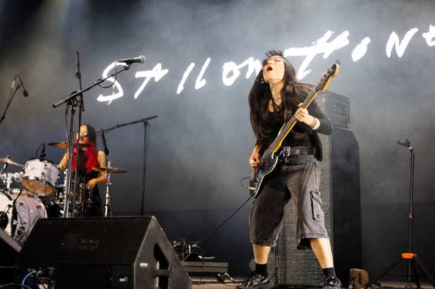 Sailor Honeymoon live at Oyafestivalen 2026 Oslo, Norway. 12th, August 2026. The South Korean punk rock band Sailor Honeymoon performs a live concert during the Norwegian music festival Oyafestivalen 2026 in Oslo. Here bass player and singer Kim Yerim is seen live on stage. Norway, Oslo  Copyright: xGonzalesxPhoto KetilxMartinsenx