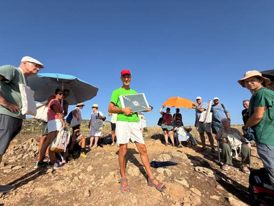 People Prepare to Observe the Solar Eclipse - Menorca People prepare to observe the solar eclipse at the Pont d en Gil in Menorca, Spain on August 12, 2026. The Pont d en Gil, near Ciutadella, in Menorca is one of the best sites in the world to observe the total solar eclipse on August 12, 2026. Photo by JMP ABACAPRESS.COM Menorca Spain  Copyright: xJMP ABACAx