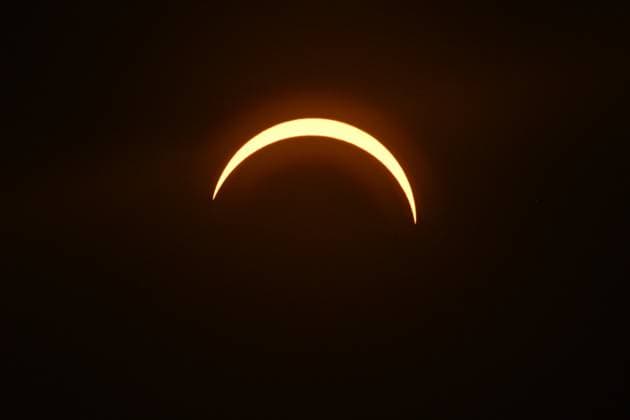88% Ecilpse Of The Sun 12 08 2026 WIMEREUX, FRANCE - AUGUST 12 : A partial eclipse of the sun of a maximum of 88% pictured on August 12, 2026 in Wimereux, France, 12 08 2026 Wimereux France  Copyright: xPhilipxReynaersx