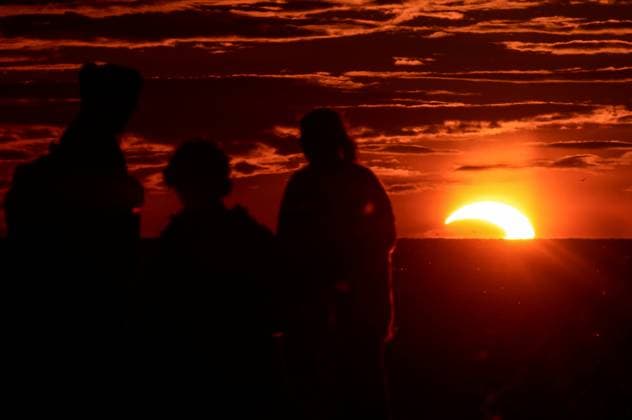 Russia Partial Solar Eclipse 9221178 12.08.2026 A partial solar eclipse is seen over the Gulf of Finland, in St. Petersburg, Russia. Alexei Danichev Sputnik St. Petersburg Russia  Copyright: xAlexeixDanichevx