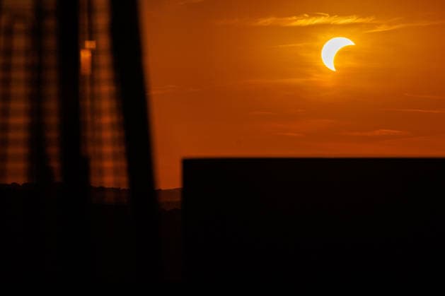 Saules užtemimas Kaune. 2026-08-12, Kaunas Kaunas Lietuva *** Solar Eclipse in Kaunas on August 12, 2026, Kaunas, Kaunas, Lithuania  Copyright: xErikasxOvcarenkox