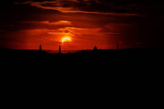 Saules užtemimas Kaune. 2026-08-12, Kaunas Kaunas Lietuva *** Solar Eclipse in Kaunas on August 12, 2026, Kaunas, Kaunas, Lithuania  Copyright: xErikasxOvcarenkox