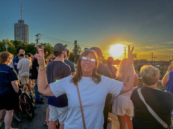 , Partielle Sonnenfinsternis in Augsburg, 12.08.2026 Augsburg Bayern Deutschland *** , Partial solar eclipse in Augsburg, August 12, 2026, Augsburg, Bavaria, Germany Copyright: xkolbert-press ChristianxKolbertx