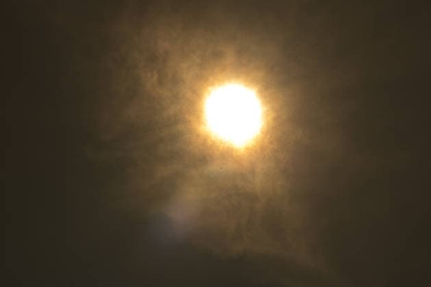 A partial solar eclipse is seen from New York City, United States, A partial solar eclipse is seen from New York City, United States, on the afternoon of Wednesday, August 12, 2026. Visibility in New York City reached 9%. NEW YORK NY United States Copyright: xWilliamxVolcovx