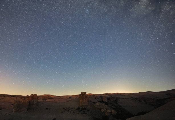 Perseid meteor shower in Turkiye s Konya KONYA, TURKIYE - AUGUST 12: A shooting star lights up the sky during the Perseid meteor shower near the Kusca Fairy Chimneys in the Cihanbeyli district of Konya, Turkiye, on August 12, 2026. Ercin Erturk Anadolu Konya Turkey. Editorial use only. Please get in touch for any other usage.  Copyright: x2026xAnadoluxErcinxErturkx
