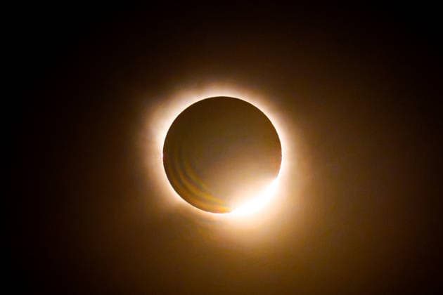 Total Solar Eclipse in Spain BUITRAGO DEL LOZOYA, SPAIN - AUGUST 12: Thousands of people gather to observe a total solar eclipse over the Madrid town of Buitrago del Lozoya, Spain, on August 12, 2026. The rare astronomical event captivated millions across Spain as the Moon passed in front of the Sun, briefly turning day into darkness. Diego Radames Anadolu Buitrago del lozoya Spain. Editorial use only. Please get in touch for any other usage.  Copyright: x2026xAnadoluxDiegoxRadamesx