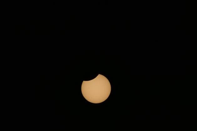 Partial Solar Eclipse in New York New York, NY, August 12, 2026 Eclipse-USA A partial solar eclipse is visible from New York City, United States, on the afternoon of Wednesday, August 12, 2026. The phenomenon occurs when the moon passes between the Earth and the sun and partially obscures the solar disk. In New York City, the visibility of the eclipse reached 9%.(Foto: Vanessa Carvalho Brazil Photo Press new york new york Copyright: xVanessaxCarvalhox