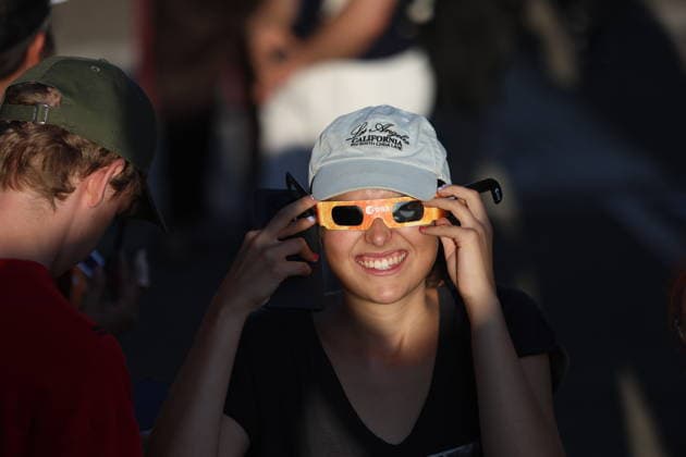 León Observes the Total Solar Eclipse of 2026 A person during the total solar eclipse of 2026, on August 12, 2026, in León, Castile and León, Spain. This is the first total solar eclipse visible from the Iberian Peninsula in over a century. The path of totality crosses Spain from west to east and passes through numerous provincial capitals, from which observers will be able to catch a glimpse of the first phenomenon in the so-called trio of eclipses, since on August 2, 2027, another total eclipse will cross Spain, and on January 26, 2028, an annular eclipse will occur. AUGUST 12, 2026 SOLAR ECLIPSE TOTAL ECLIPSE PARTIAL LUNAR ECLIPSE ASTRONOMY SCIENCE León, Castile and León, Spain  Copyright: xFernandoxOterox 7712107