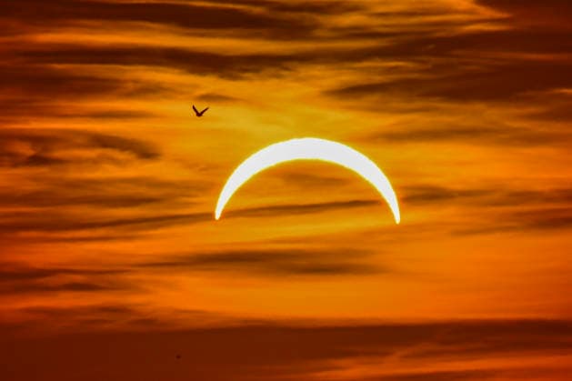 Sonnenfinsternis - Sonnenfinsternis über dem Chiemsee in der Nähe von Chieming am 12.08.2026, Deutschland, Bayern Chieming Chiemseeufer Bayern Deutschland *** Solar Eclipse Solar Eclipse over Lake Chiemsee near Chieming on August 12, 2026, Germany, Bavaria, Chieming, Lake Chiemsee shore, Bavaria, Germany