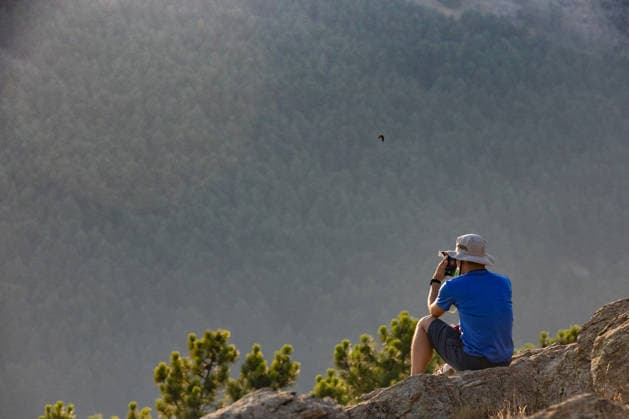 August 12, 2026, Madrid, Madrid, SPAIN: This afternoon s solar eclipse was viewed from the Madrid mountains, where people interested in the astronomical phenomenon gathered. Madrid SPAIN - ZUMAl221 20260812_zip_l221_003 Copyright: xIgnacioxLopezxIsasmendix
