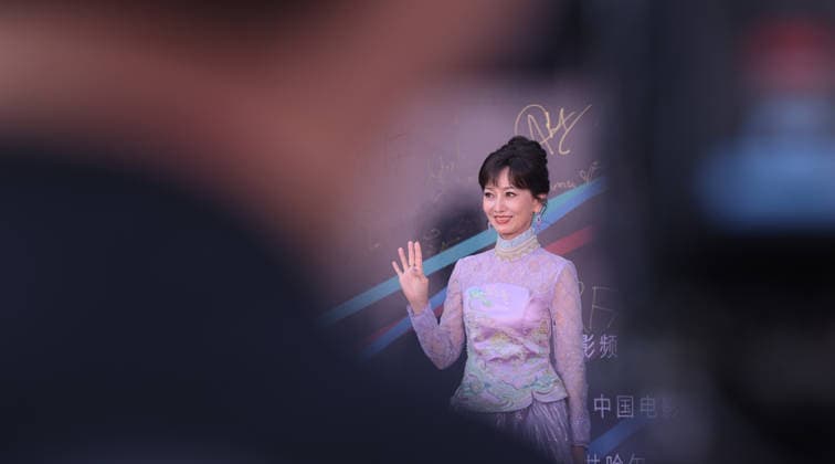HARBIN, CHINA - AUGUST 12: Actress Angie Chiu attends the red carpet ceremony for the closing of the 7th Jackie Chan International Action Film Week on August 12, 2026 in Harbin, Heilongjiang Province of China. The event gathered over one hundred film professionals to celebrate action cinema.  Copyright: xVCGx 111659586582
