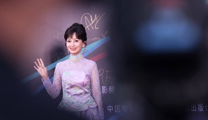 HARBIN, CHINA - AUGUST 12: Actress Angie Chiu attends the red carpet ceremony for the closing event of the 7th Jackie Chan International Action Film Week at Harbin Ice and Snow World on August 12, 2026 in Harbin, Heilongjiang Province of China. The event features hundreds of film industry professionals gathering for the annual action film celebration.  Copyright: xVCGx 111659586583