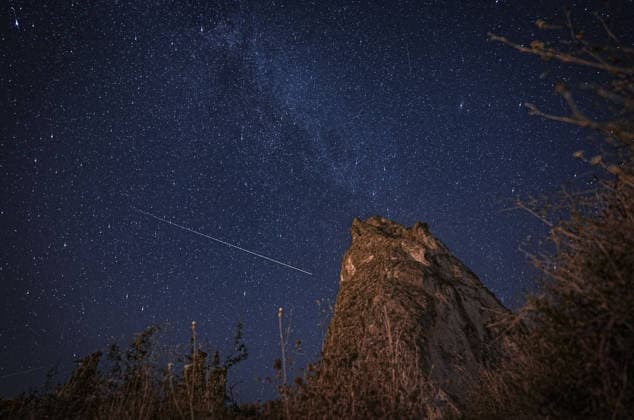 Meteor shower observed in Turkiye s Ankara ANKARA, TURKIYE - AUGUST 13: Meteor shower is observed at Abaci Fairy Chimneys in Kizilcahamam district of Ankara, Turkiye on August 13, 2026. Metin Aktas Anadolu Ankara Turkey. Editorial use only. Please get in touch for any other usage.  Copyright: x2026xAnadoluxMetinxAktasx