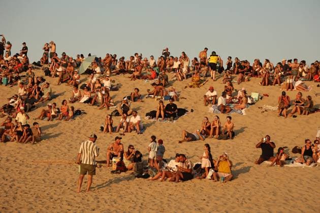 Solar eclipse on August 12 at the Dune of Pilat PHOTOPQR SUD OUEST Photo by Fabien Cottereau La Teste de Buch August 12, 2026 Solar eclipse on August 12 at the Dune of Pilat La Teste de Buch August 12, 2026 Solar eclipse of August 12 at the Dune of Pilat La Teste de Buch 20 GIRONDE France  Copyright: xPHOTOPQR SUDxOUEST MAXPPPxPhotoxFabienxCottereaux 20260813SDO4170 20260813SDO4170
