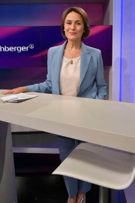 Sandra Maischberger in der ARD-Talkshow maischberger im Studio Berlin Adlershof. Berlin, 12.08.2026 *** Sandra Maischberger on the ARD talk show *maischberger* at the studio in Berlin-Adlershof, Berlin, August 12, 2026 Foto:xM.xBehrensx xFuturexImagex maischberger1208_6803