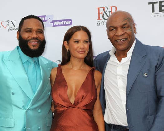 August 12, 2026, Los Angeles, California, USA: LOS ANGELES - AUG 12: Anthony Anderson, Rocsi Diaz, Mike Tyson at the Mike Tyson and We2Matter Annual Fundraiser Gala at the Taglyan Complex on August 12, 2026 in Los Angeles, CA Los Angeles USA - ZUMAb170 20260812_aap_b170_026 Copyright: xKayxBlakex