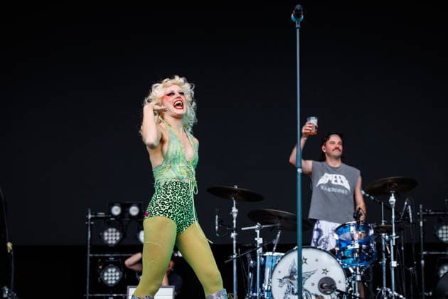 Amyl and The Sniffers live at Oyafestivalen 2026 Oslo, Norway. 12th, August 2026. The Australian punk band Amyl and The Sniffers performs a live concert during the Norwegian music festival Oyafestivalen 2026 in Oslo. Here vocalist Amy Taylor is seen live on stage. Norway, Oslo  Copyright: xGonzalesxPhoto KetilxMartinsenx